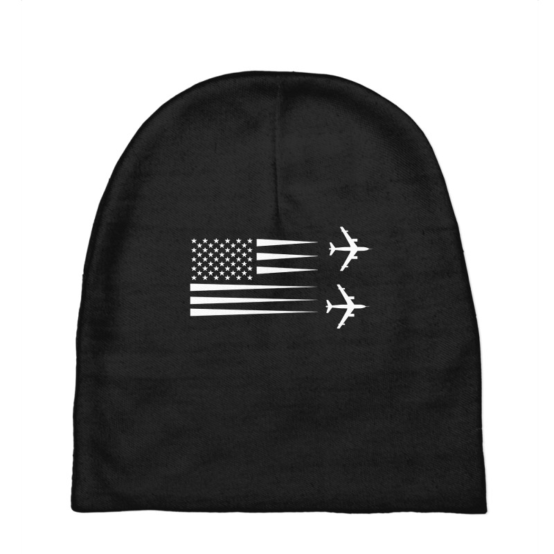 B-47 Stratojet Us Flag Usaf Baby Beanies | Artistshot