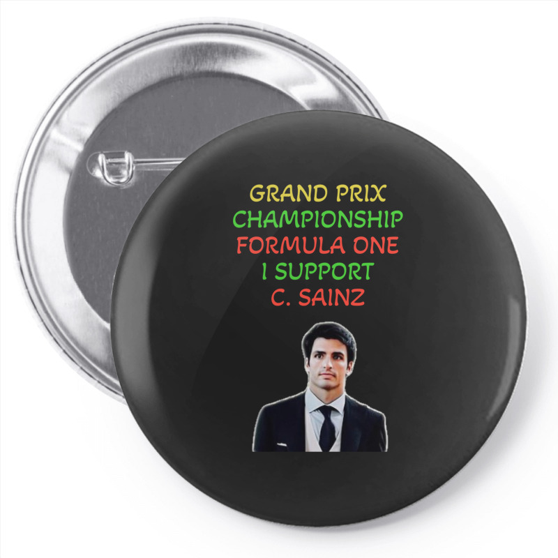 Carlos Sainz - Illustration Art Design Pin-back Button | Artistshot