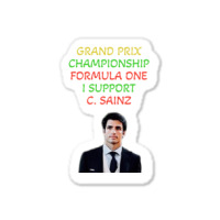 Carlos Sainz - Illustration Art Design Sticker | Artistshot