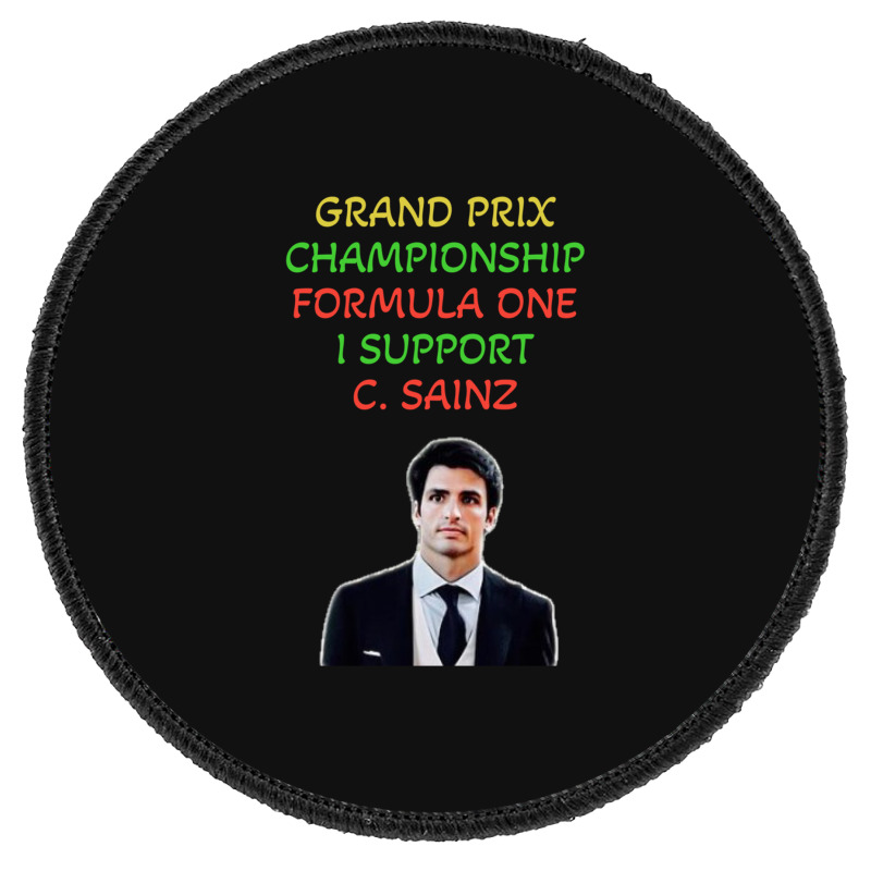 Carlos Sainz - Illustration Art Design Round Patch | Artistshot