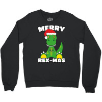 Merry Rex Mas Christmas T Rex Cartoon Sweatshirt Crewneck Sweatshirt | Artistshot