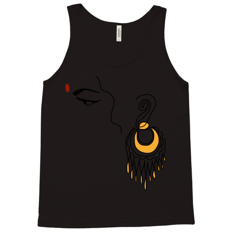 South Indian Woman Art Tank Top by RILEYALLEN | Artistshot