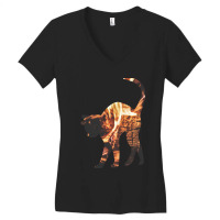 This Cat Is On Fire Women's V-neck T-shirt | Artistshot