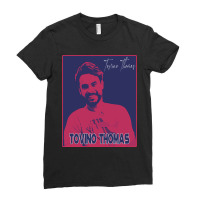 Tovino Thomas Ladies Fitted T-shirt | Artistshot