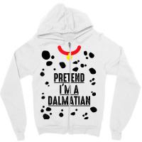 Pretend I'm A Dalmatian Shirt Halloween Costume Adult Kids T Shirt Zipper Hoodie | Artistshot