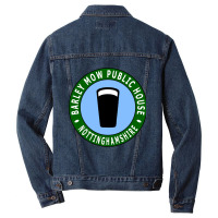 Barley Mow Public House Men Denim Jacket | Artistshot