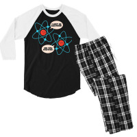 I Lost An Electron Are You Positive Science Humor Funny T Shirt Men's 3/4 Sleeve Pajama Set | Artistshot