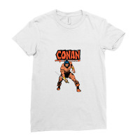 Conan The Barbarian T Shirt, Conan The Barbarian V Ladies Fitted T-shirt | Artistshot