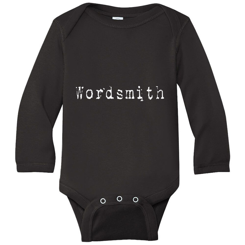 Write Retro On Novel Wordsmith Author Writer Long Sleeve Baby Bodysuit by cm-arts | Artistshot