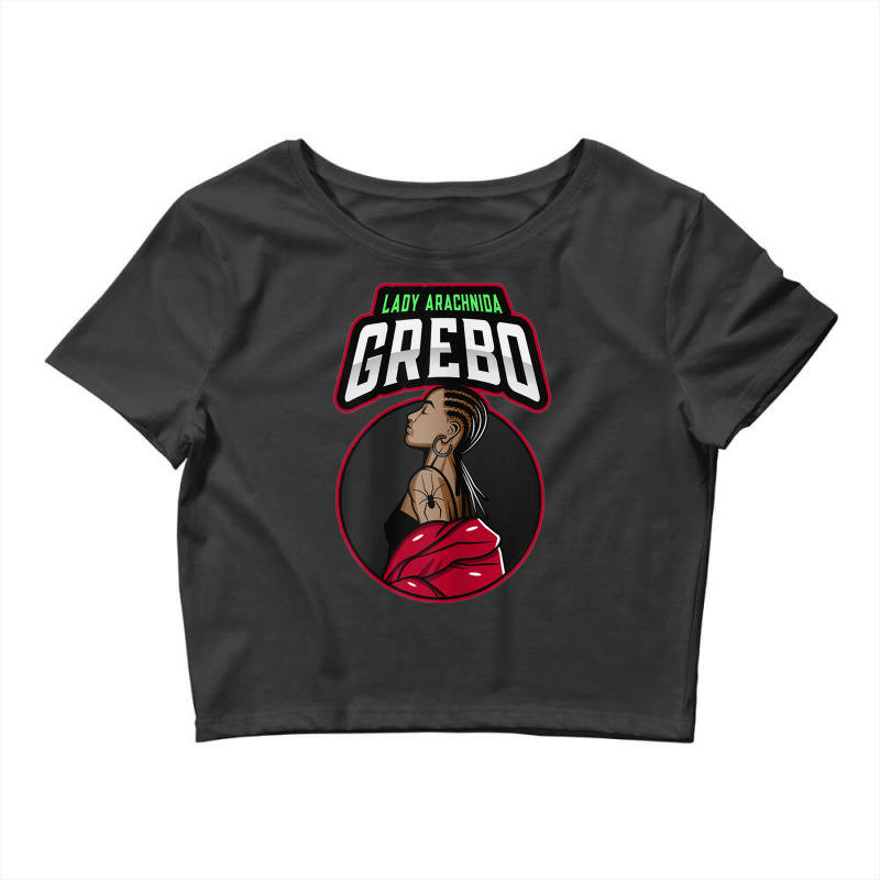 Womens Grebo Lady Arachnida, Liberian Superhero, African Ancestry Crop Top by RILEYALLEN | Artistshot