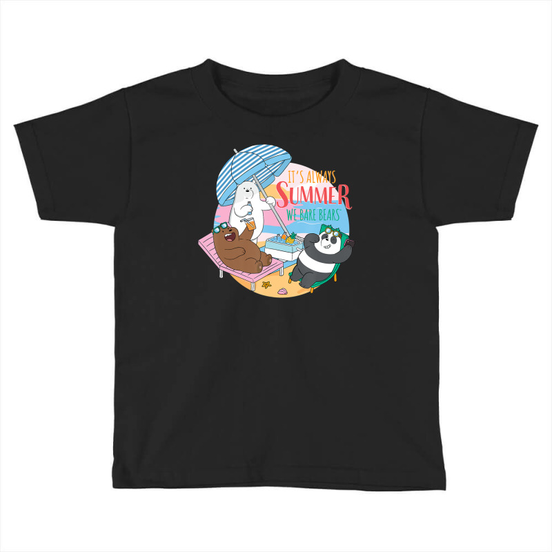 We Bare Bears Grizz Panda Ice Bear Always Summer Toddler T-shirt by ngodieutrinh | Artistshot