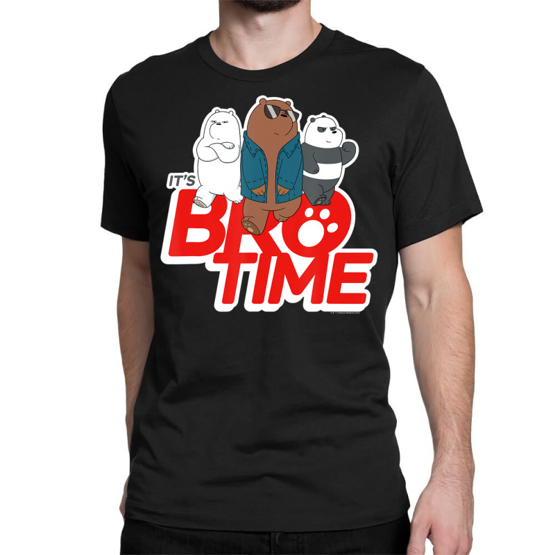 We Bare Bears Grizz Panda Ice Bear It's Bro Time Classic T-shirt by ngodieutrinh | Artistshot