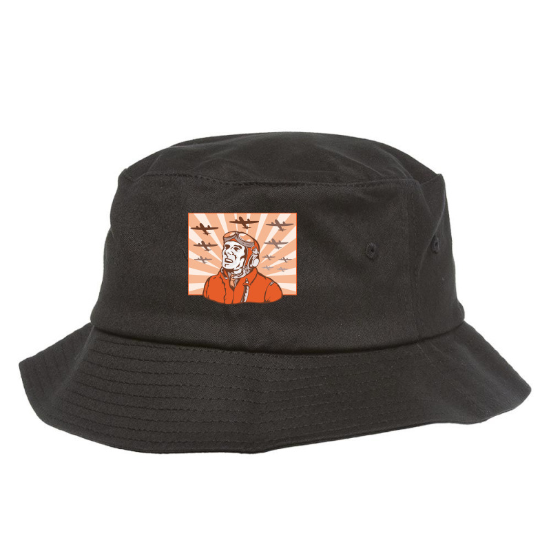 Bomber Flying Bucket Hat | Artistshot