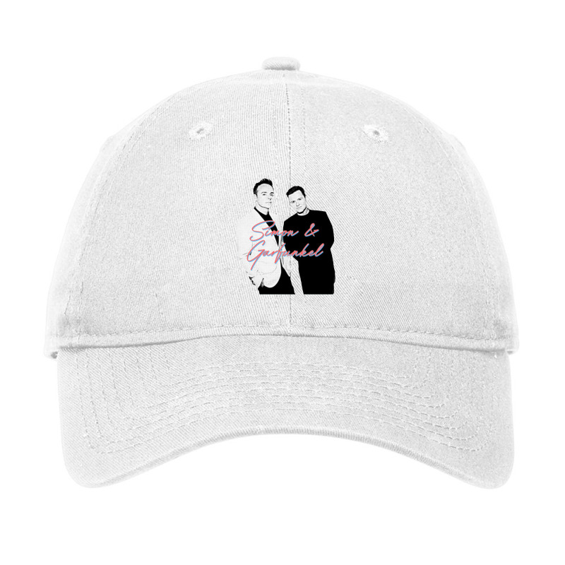 Simon & Garfunkel Ant & Dec 80s Style Parody Design Adjustable Cap | Artistshot