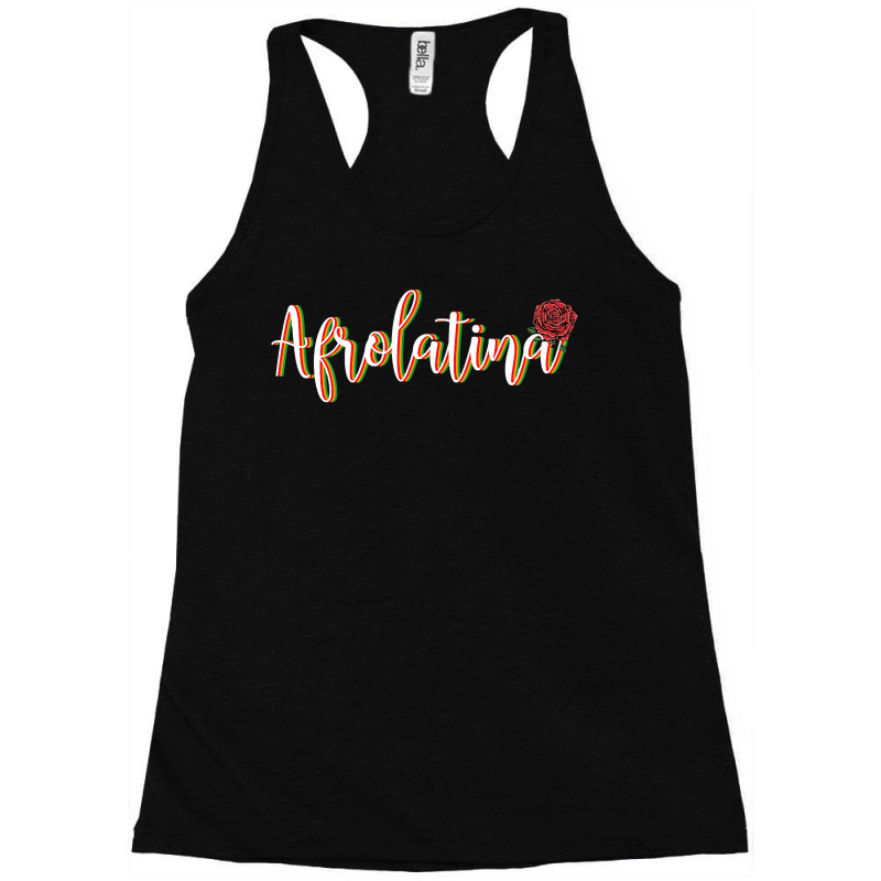 Womens Chicana Latinx Afro Latina Proud Colorful Gifts For Women Racerback Tank by cm-arts | Artistshot