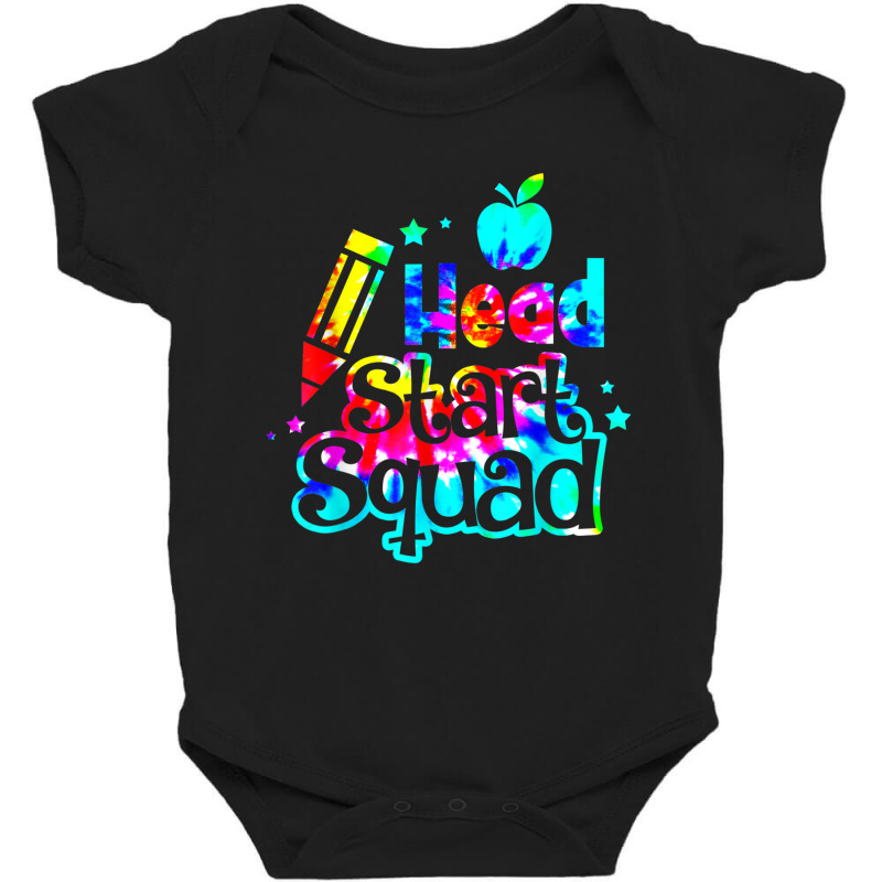 Tie Dye Head Start Squad Back To School Teachers Kids T Shirt Baby Bodysuit by cm-arts | Artistshot