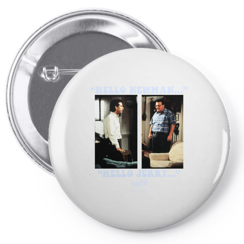 Seinfeld Newman And Jerry Long Sleeve T Shirt Pin-back Button | Artistshot