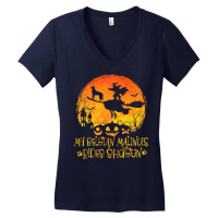 Halloween Belgian Malinois Rides Shotgun Funny Dog Lover Premium T Shi Women's V-neck T-shirt | Artistshot