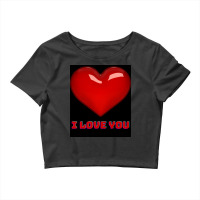 I Love You. Crop Top | Artistshot