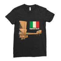 Caproni Ca4 Ca42 Ww1 Italian Heavy Bomber Triplane Plane Diagram Gifts Ladies Fitted T-shirt | Artistshot