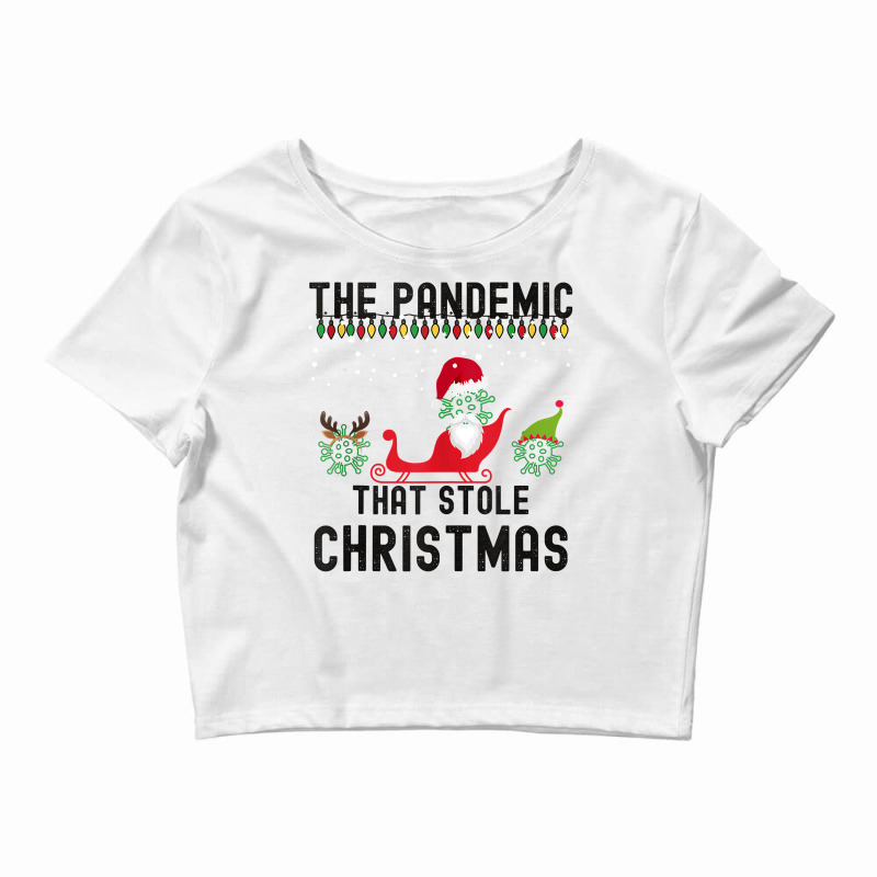 Pandemic That Stole Christmas 2020 Tacky Ugly Xmas Sweater Tank Top Crop Top | Artistshot