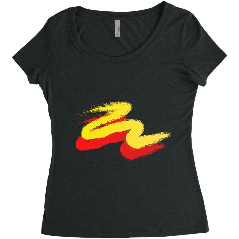 Kannada Rajyothsava Design Women's Triblend Scoop T-shirt by RILEYALLEN | Artistshot