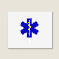 New Mexico Ems Emergency Medical Services Emt Medic T Shirt Landscape Canvas Print | Artistshot