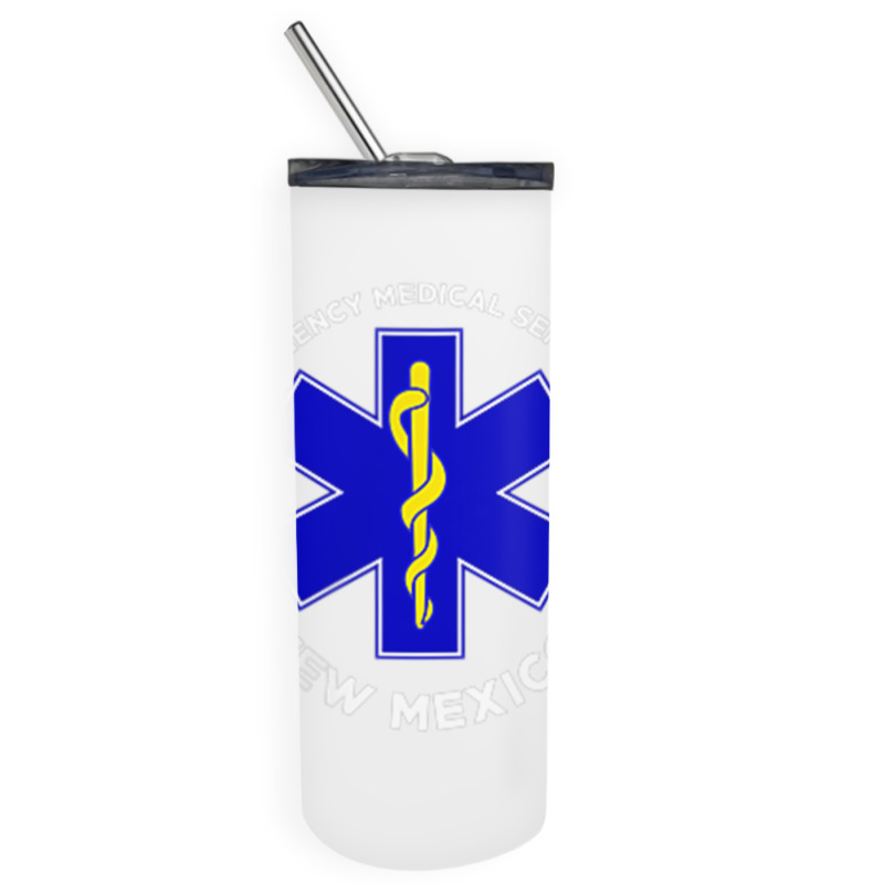 New Mexico Ems Emergency Medical Services Emt Medic T Shirt Skinny Tumbler | Artistshot