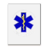 New Mexico Ems Emergency Medical Services Emt Medic T Shirt Metal Print Vertical | Artistshot