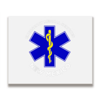 New Mexico Ems Emergency Medical Services Emt Medic T Shirt Metal Print Horizontal | Artistshot