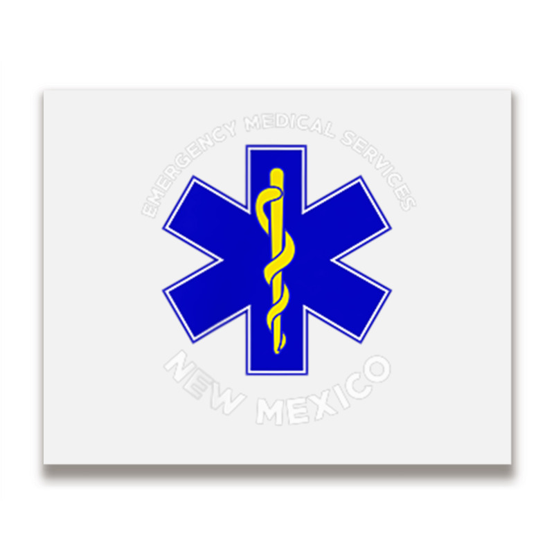 New Mexico Ems Emergency Medical Services Emt Medic T Shirt Metal Print Horizontal | Artistshot