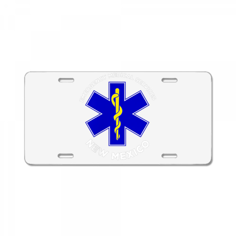 New Mexico Ems Emergency Medical Services Emt Medic T Shirt License Plate | Artistshot