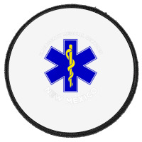 New Mexico Ems Emergency Medical Services Emt Medic T Shirt Round Patch | Artistshot