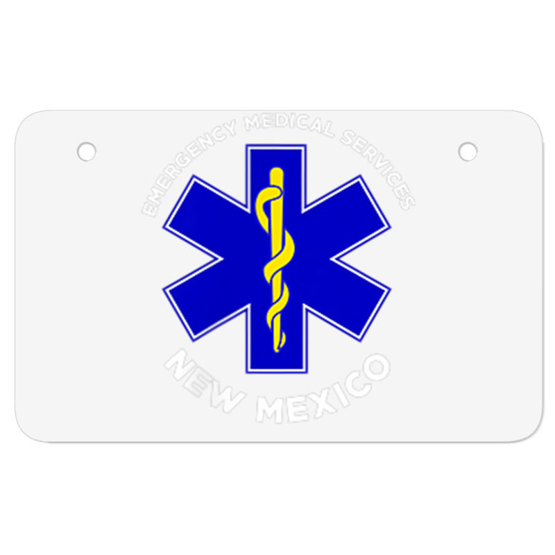 New Mexico Ems Emergency Medical Services Emt Medic T Shirt Atv License Plate | Artistshot