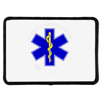 New Mexico Ems Emergency Medical Services Emt Medic T Shirt Rectangle Patch | Artistshot