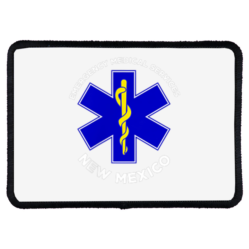 New Mexico Ems Emergency Medical Services Emt Medic T Shirt Rectangle Patch | Artistshot