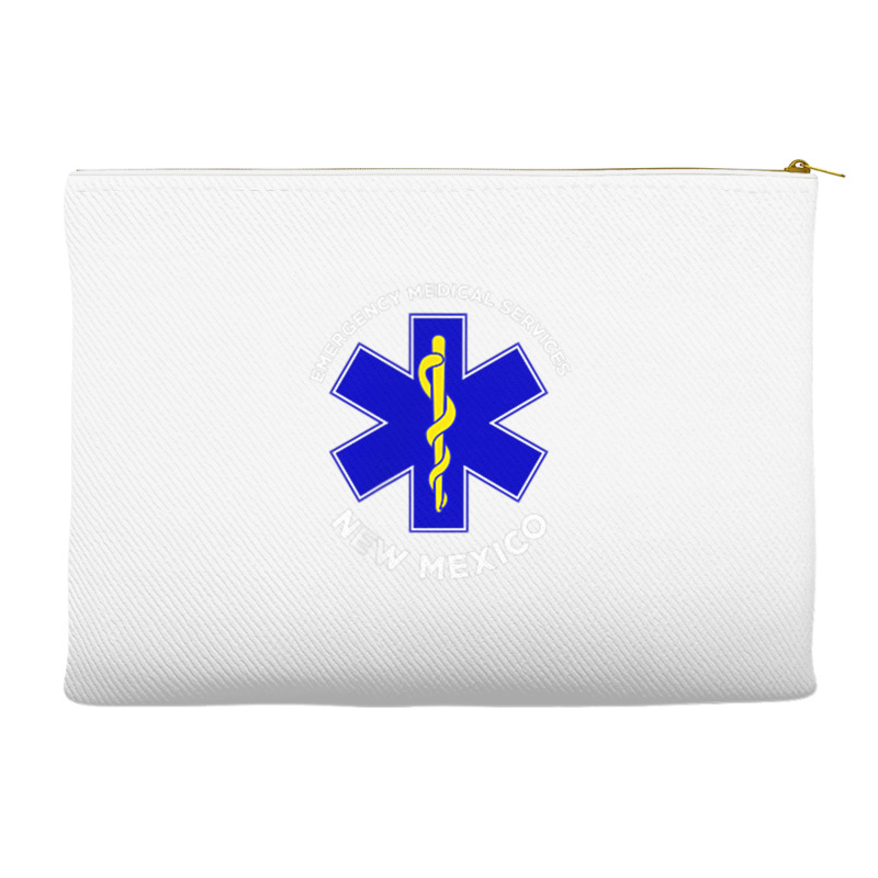 New Mexico Ems Emergency Medical Services Emt Medic T Shirt Accessory Pouches | Artistshot