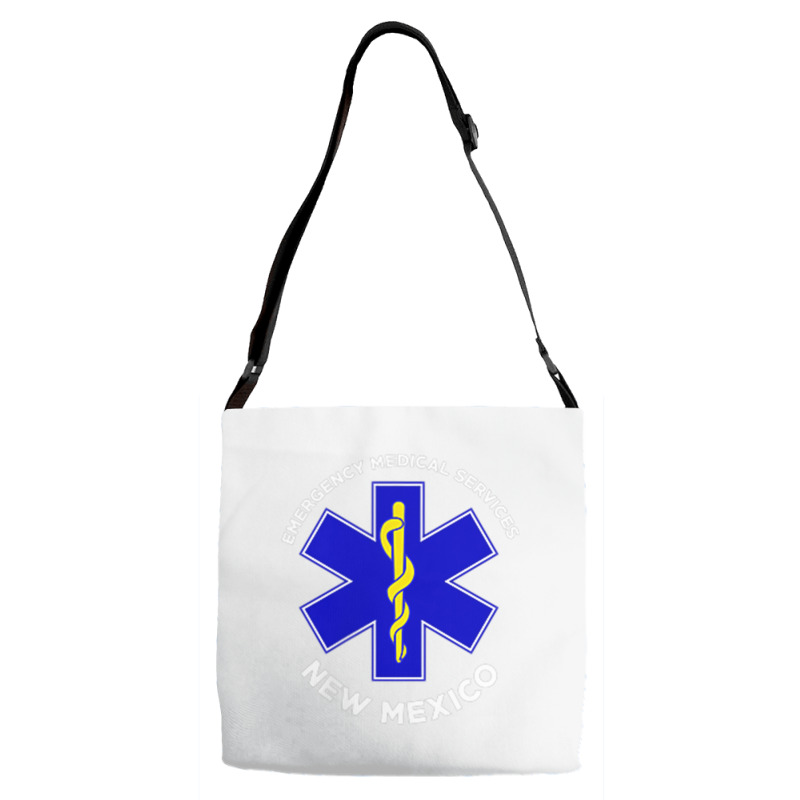 New Mexico Ems Emergency Medical Services Emt Medic T Shirt Adjustable Strap Totes | Artistshot