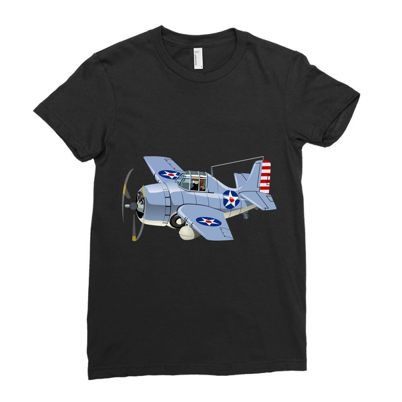 Cartoon Fighter (2) Ladies Fitted T-Shirt by Kanmosrin52 | Artistshot