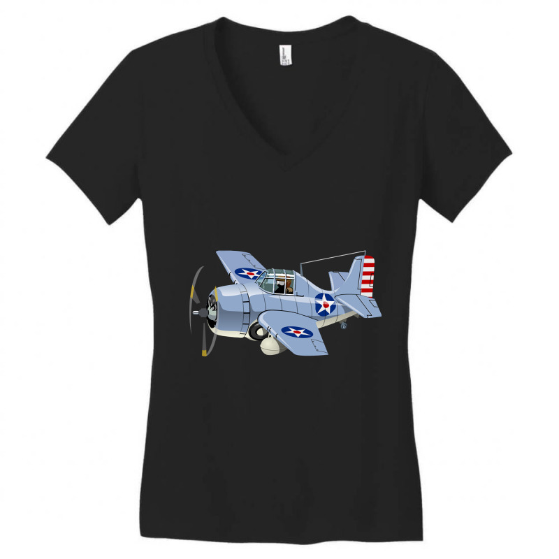 Cartoon Fighter (2) Women's V-Neck T-Shirt by Kanmosrin52 | Artistshot