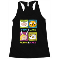 Womens Cn Adventure Time Finn & Jake Fionna & Cake Box Up Racerback Tank | Artistshot