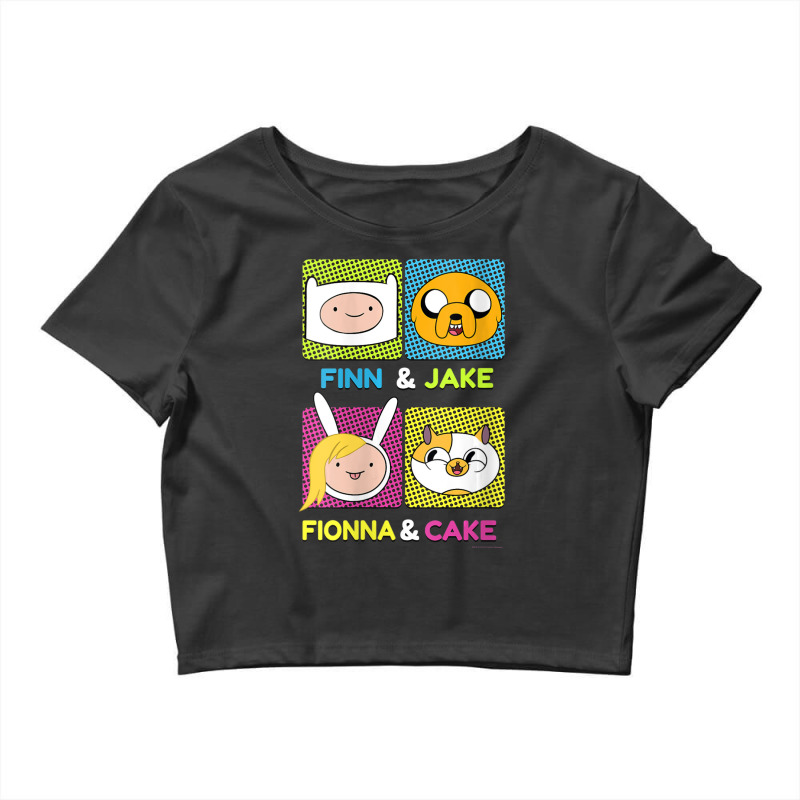 Womens Cn Adventure Time Finn & Jake Fionna & Cake Box Up Crop Top by ngodieutrinh | Artistshot