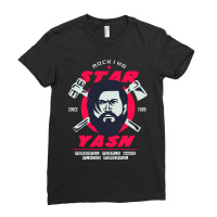 Kgf Yash Rocking Star Design Ladies Fitted T-shirt | Artistshot