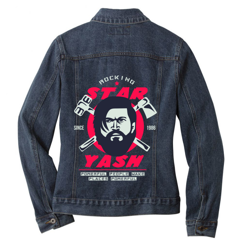 Kgf Yash Rocking Star Design Ladies Denim Jacket by RILEYALLEN | Artistshot