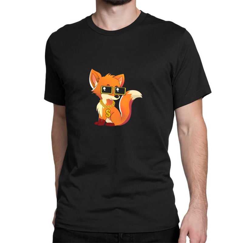 Chibi Anime Fox Music Lover Classic T-shirt by KamariCurry | Artistshot