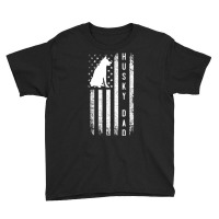 Mens Husky Lover Siberian Husky Dad American Flag Dog Lover Youth Tee | Artistshot