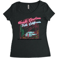 Heads Carolina Tail California Western Summer Beach Paradise T Shirt Women's Triblend Scoop T-shirt | Artistshot