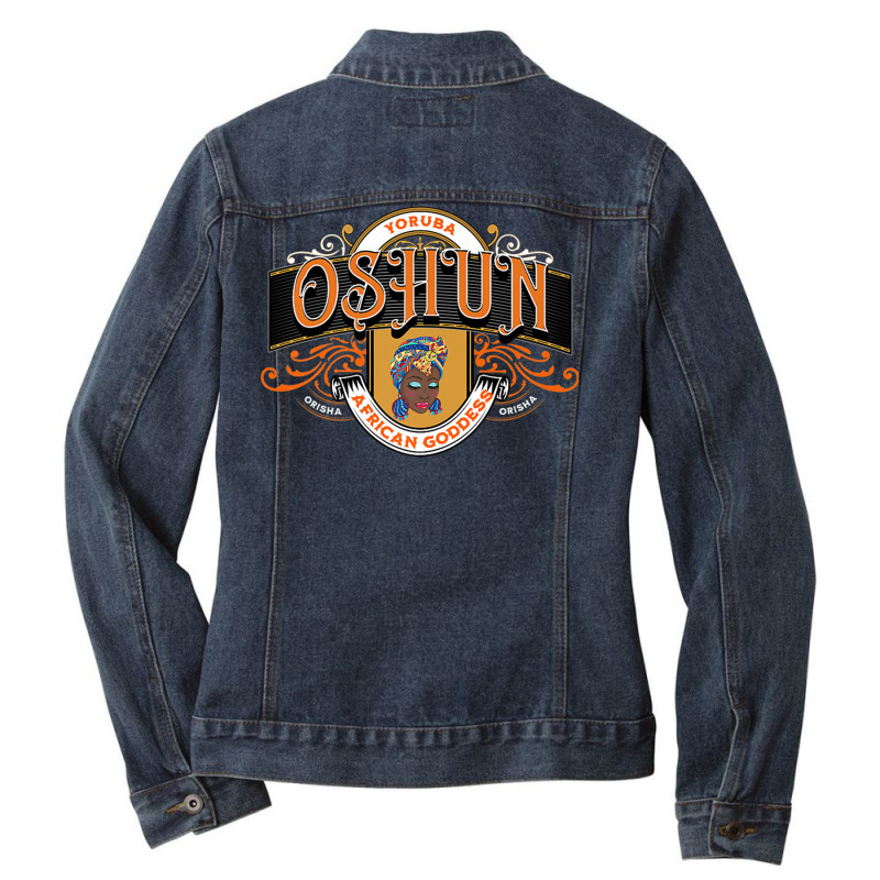 Orisha Oshun   Goddess Of Divinity, Femininity And Love Premium T Shir Ladies Denim Jacket by cm-arts | Artistshot