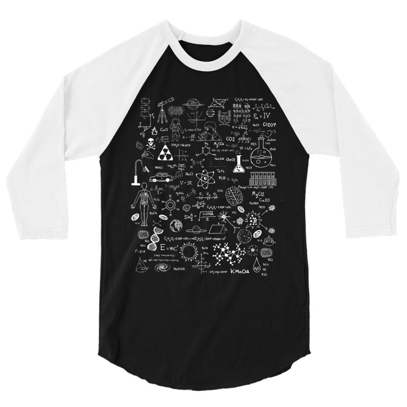 Science Physic Math Chemistry Biology Astronomy 3/4 Sleeve Shirt by kentuckykonpha9 | Artistshot