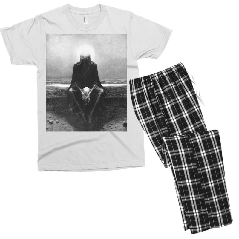 Occult Gothic Dark Satanic Unholy Witchcraft Grunge Emo Goth Premium T Men's T-shirt Pajama Set by cm-arts | Artistshot